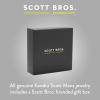 Kendra Scott Hicks Wrap Bracelet in Sterling Silver, Fine Jewelry for Men(GREEN MIX)