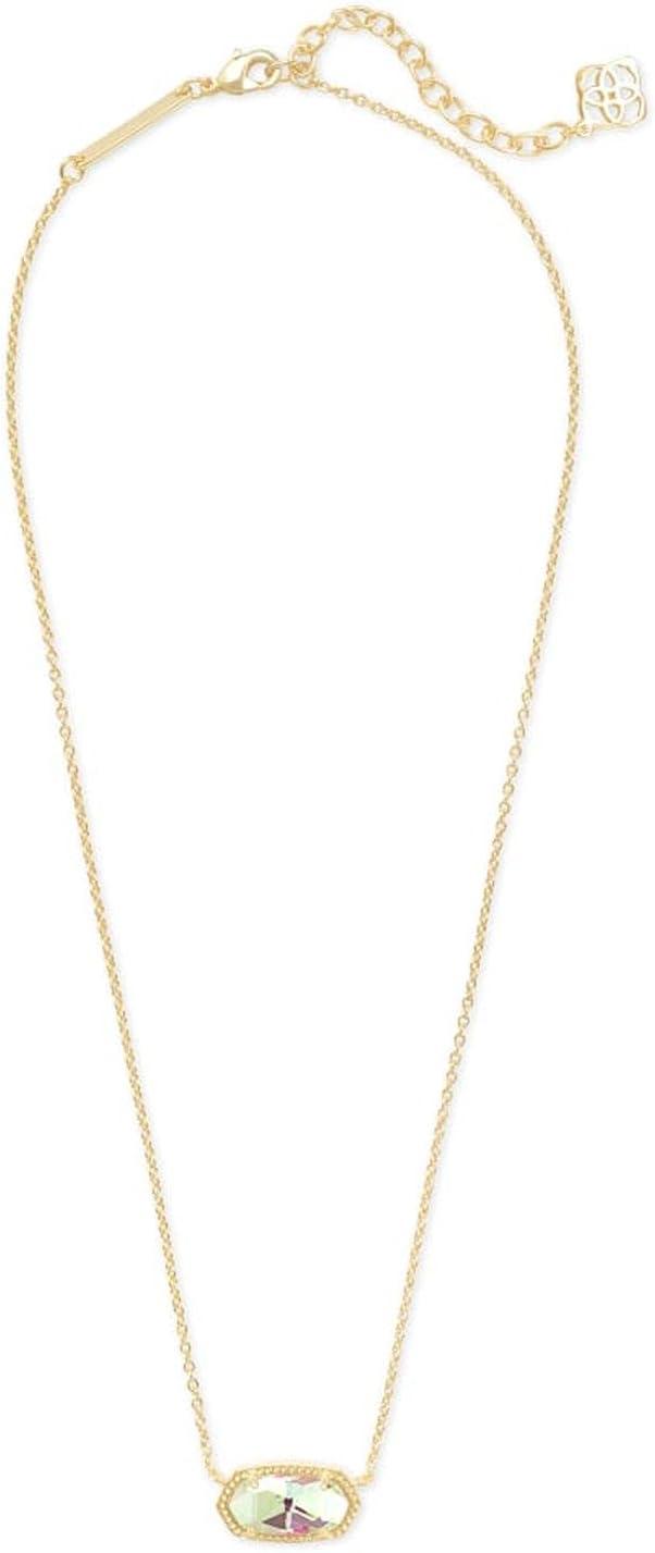 image:imageKendra Scott Elisa Pendant Necklace for Women Fashion Jewelry 14k GoldPlatedGOLD DICHROIC GLASS