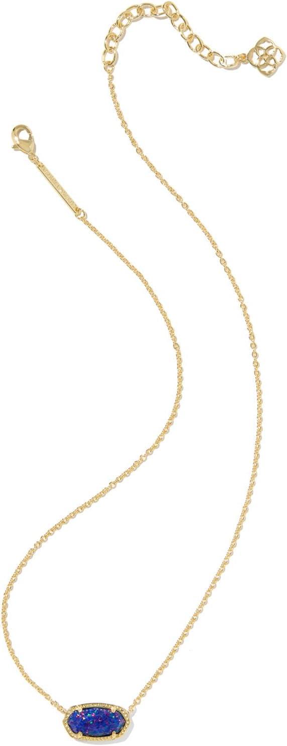 image:imageKendra Scott Elisa Pendant Necklace for Women Fashion Jewelry 14k GoldPlatedGOLD INDIGO LAB GROWN OPAL
