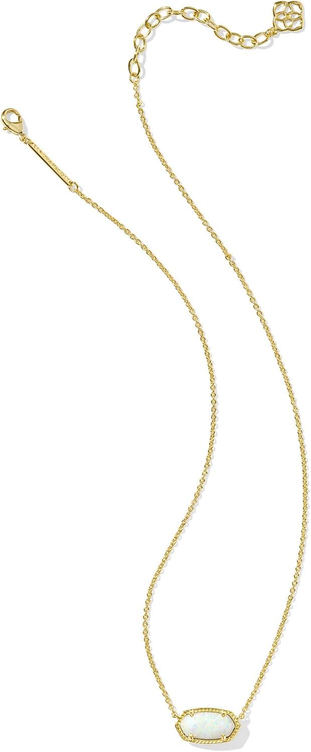 image:imageKendra Scott Elisa Pendant Necklace for Women Fashion Jewelry 14k GoldPlatedGOLD LIGHT YELLOW KYOCERA OPAL