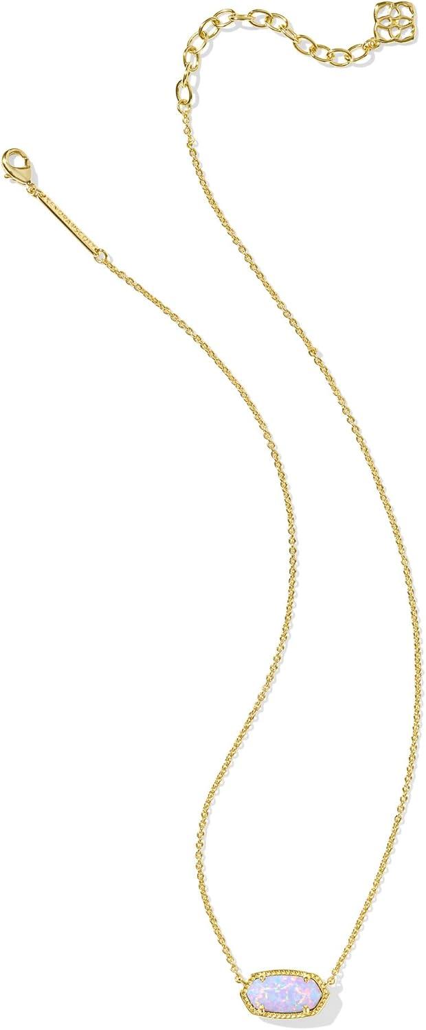 image:imageKendra Scott Elisa Pendant Necklace for Women Fashion Jewelry 14k GoldPlatedGOLD LILAC KYOCERA OPAL
