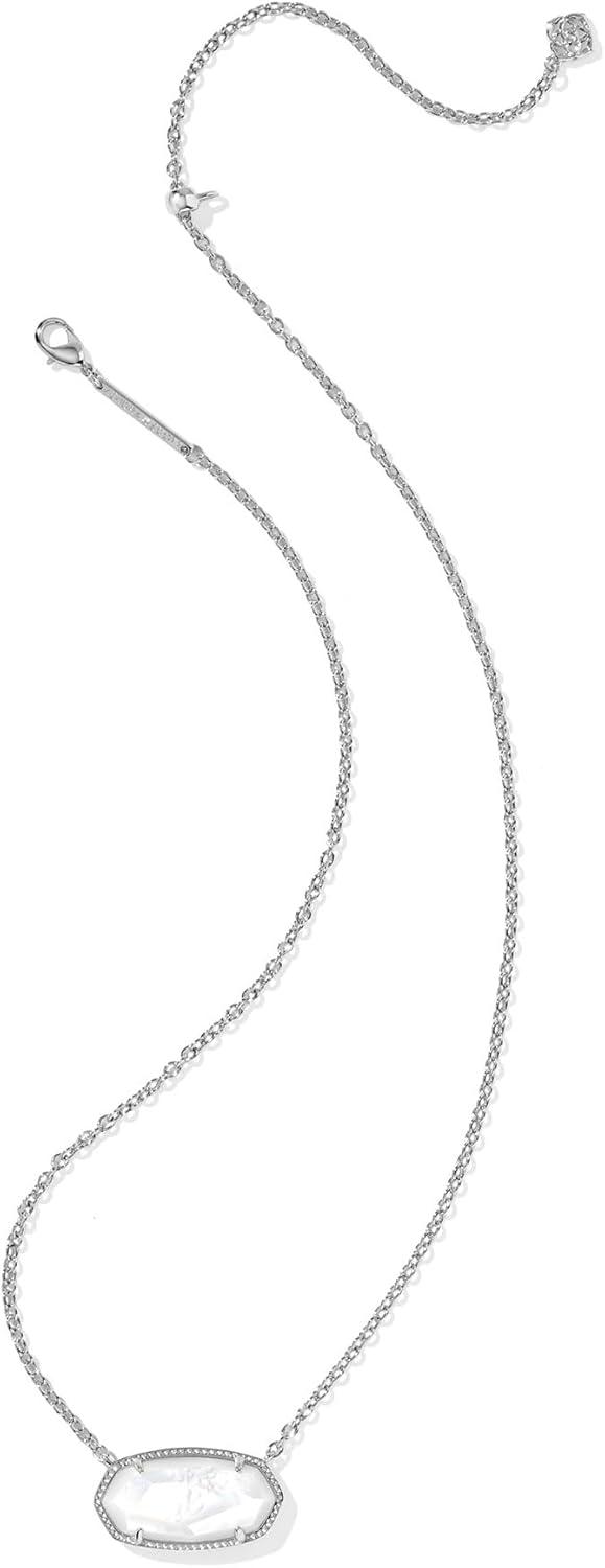 image:imageKendra Scott Elisa Statement Short Pendant NecklaceFashion Jewelry for WomenRHODIUM IVORY MOTHER OF PEARL