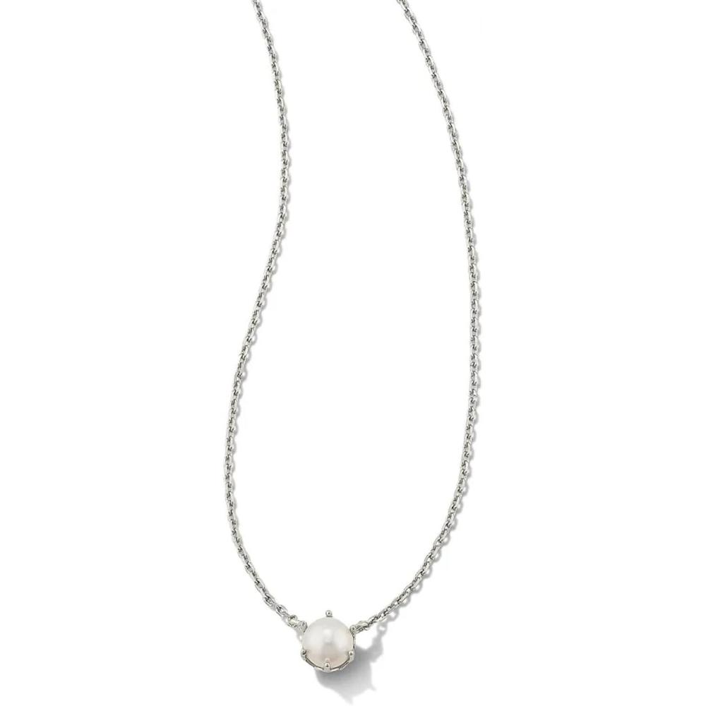 image:imageKendra Scott Ashton Pendant Necklace in White Pearl Fashion Jewelry for WomenRHODIUM WHITE PEARL