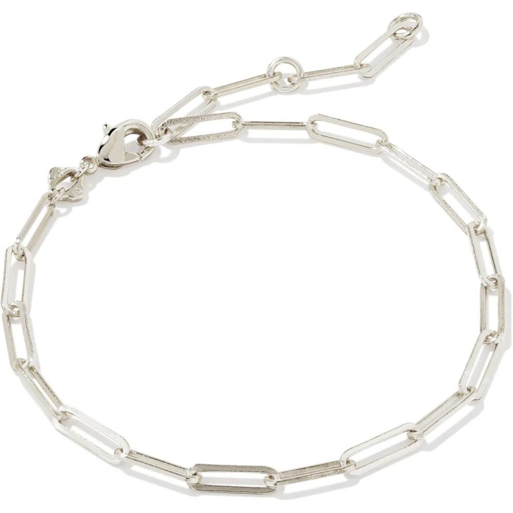 image:imageKendra Scott Courtney Paperclip Bracelet Fashion Jewelry for WomenRHODIUM