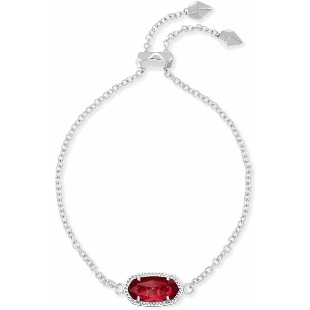 image:imageKendra Scott Elaina Adjustable Chain Bracelet for Women Fashion Jewelry GoldPlatedRHODIUM CLEAR BERRY