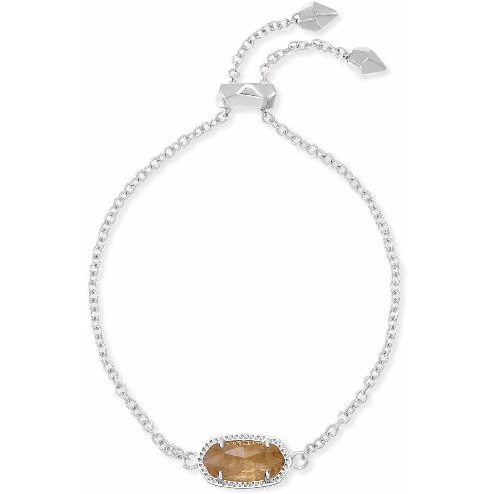 image:imageKendra Scott Elaina Adjustable Chain Bracelet for Women Fashion Jewelry GoldPlatedRHODIUM ORANGE CITRINE QRTZ