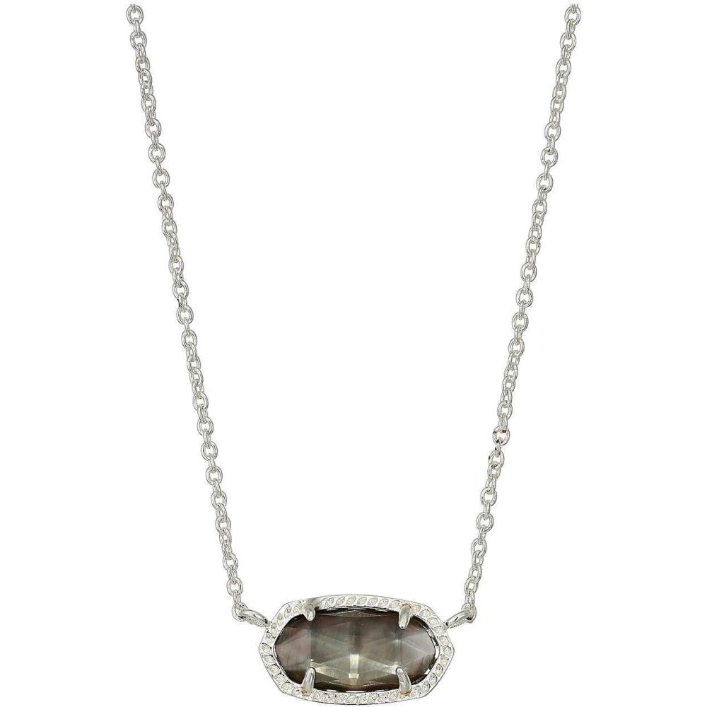 image:imageKendra Scott Elisa Pendant Necklace for Women Fashion Jewelry 14k GoldPlatedBRIGHT SILVER BLACK MOTHER OF PEARL