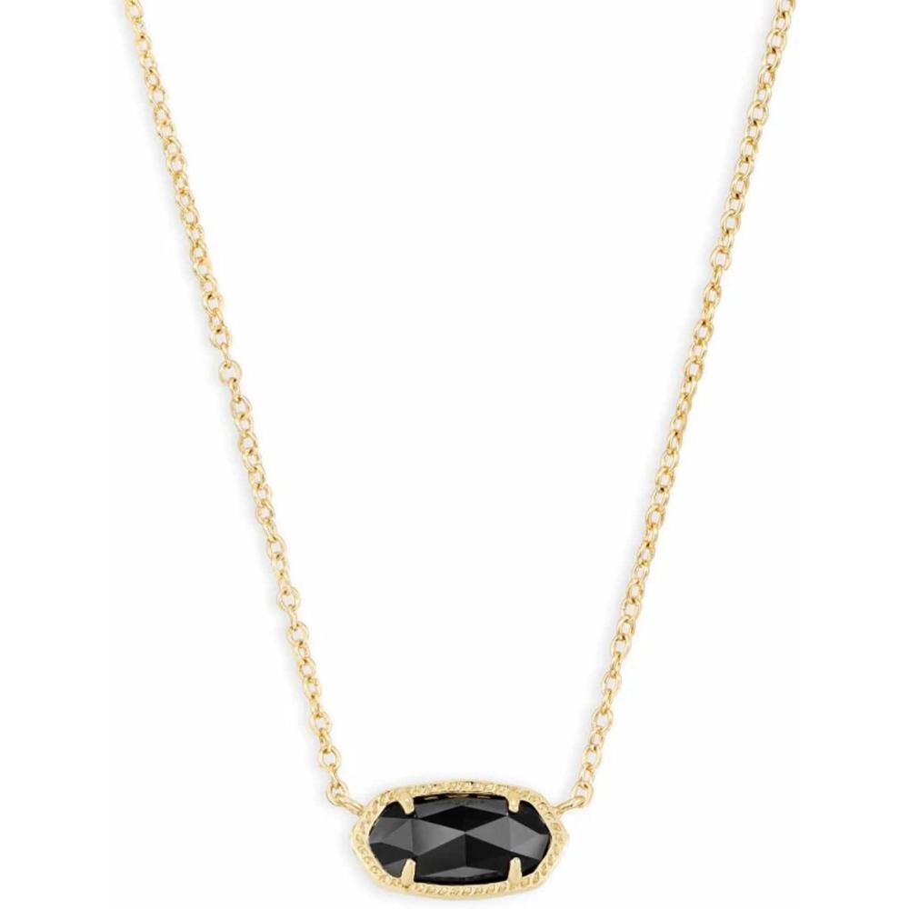 image:imageKendra Scott Elisa Pendant Necklace for Women Fashion Jewelry 14k GoldPlatedGOLD BLACK