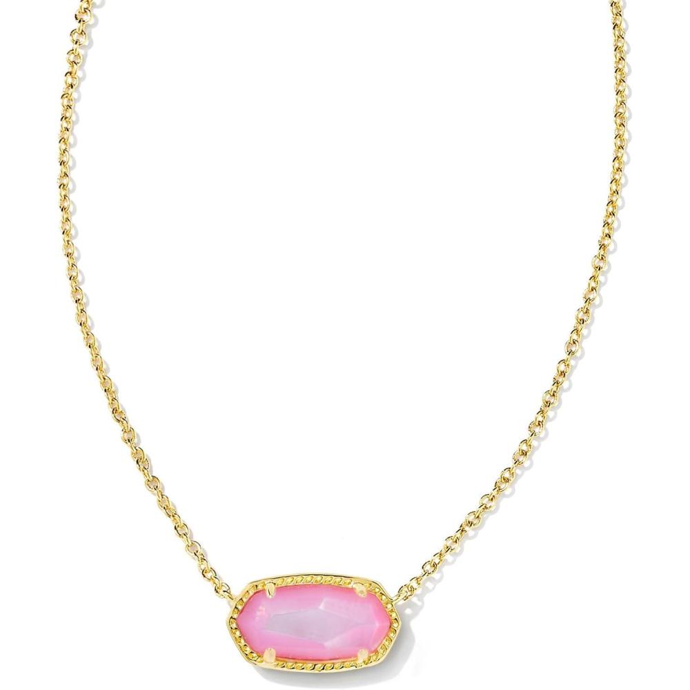 image:imageKendra Scott Elisa Pendant Necklace for Women Fashion Jewelry 14k GoldPlatedGOLD  BLUSH IVORY MOP