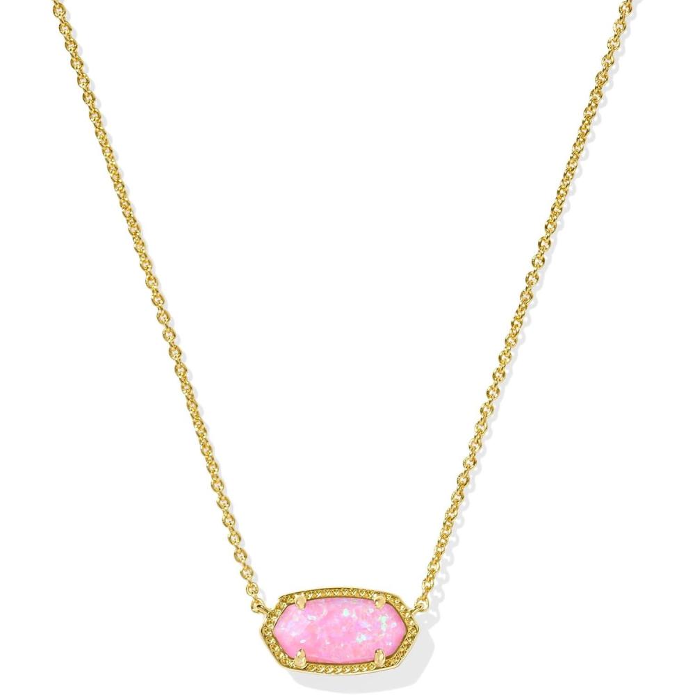 image:imageKendra Scott Elisa Pendant Necklace for Women Fashion Jewelry 14k GoldPlatedGOLD CARNATION KYOCERA OPAL