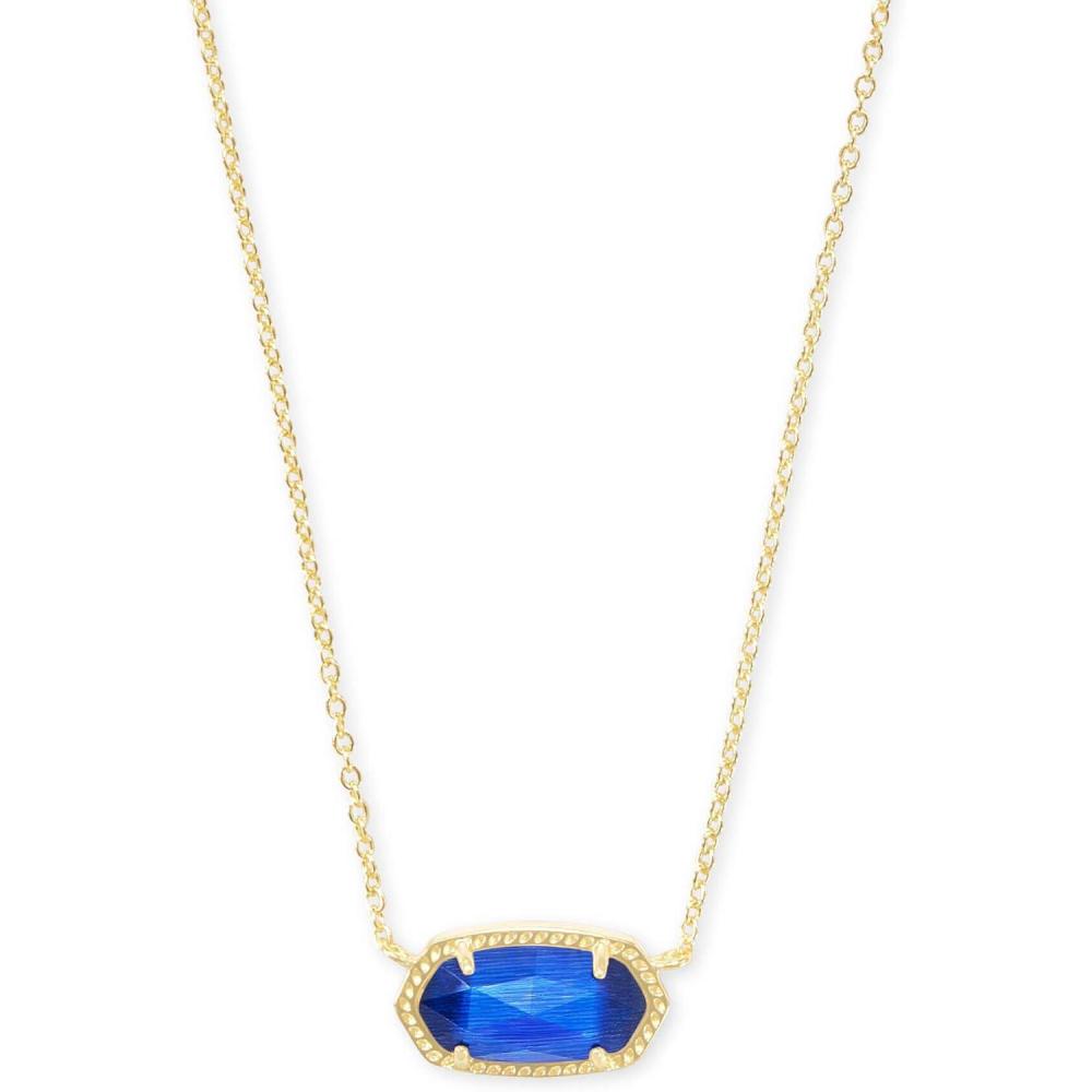 image:imageKendra Scott Elisa Pendant Necklace for Women Fashion Jewelry 14k GoldPlatedGOLD COBALT CATS EYE