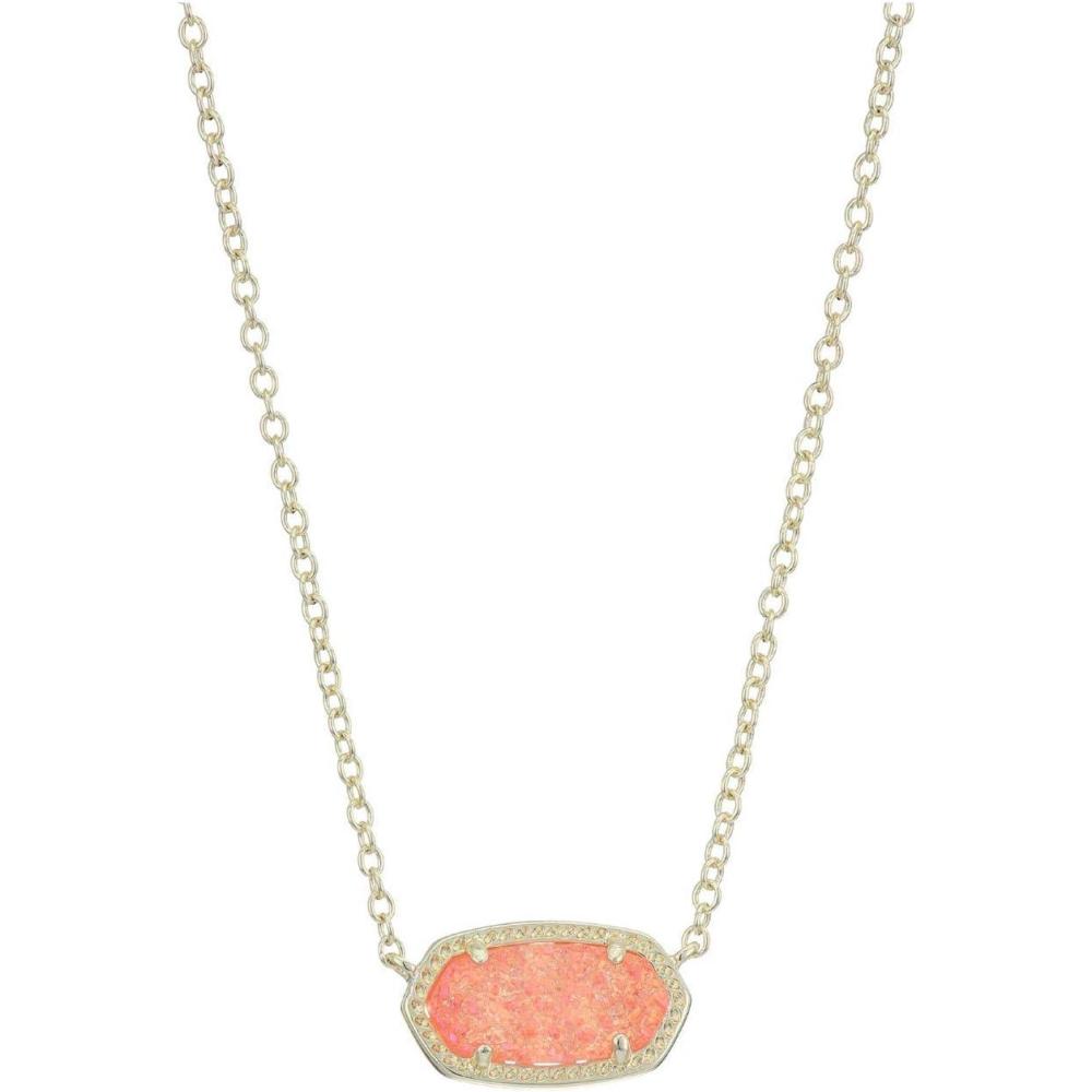 image:imageKendra Scott Elisa Pendant Necklace for Women Fashion Jewelry 14k GoldPlatedGOLD CORAL DRUSY