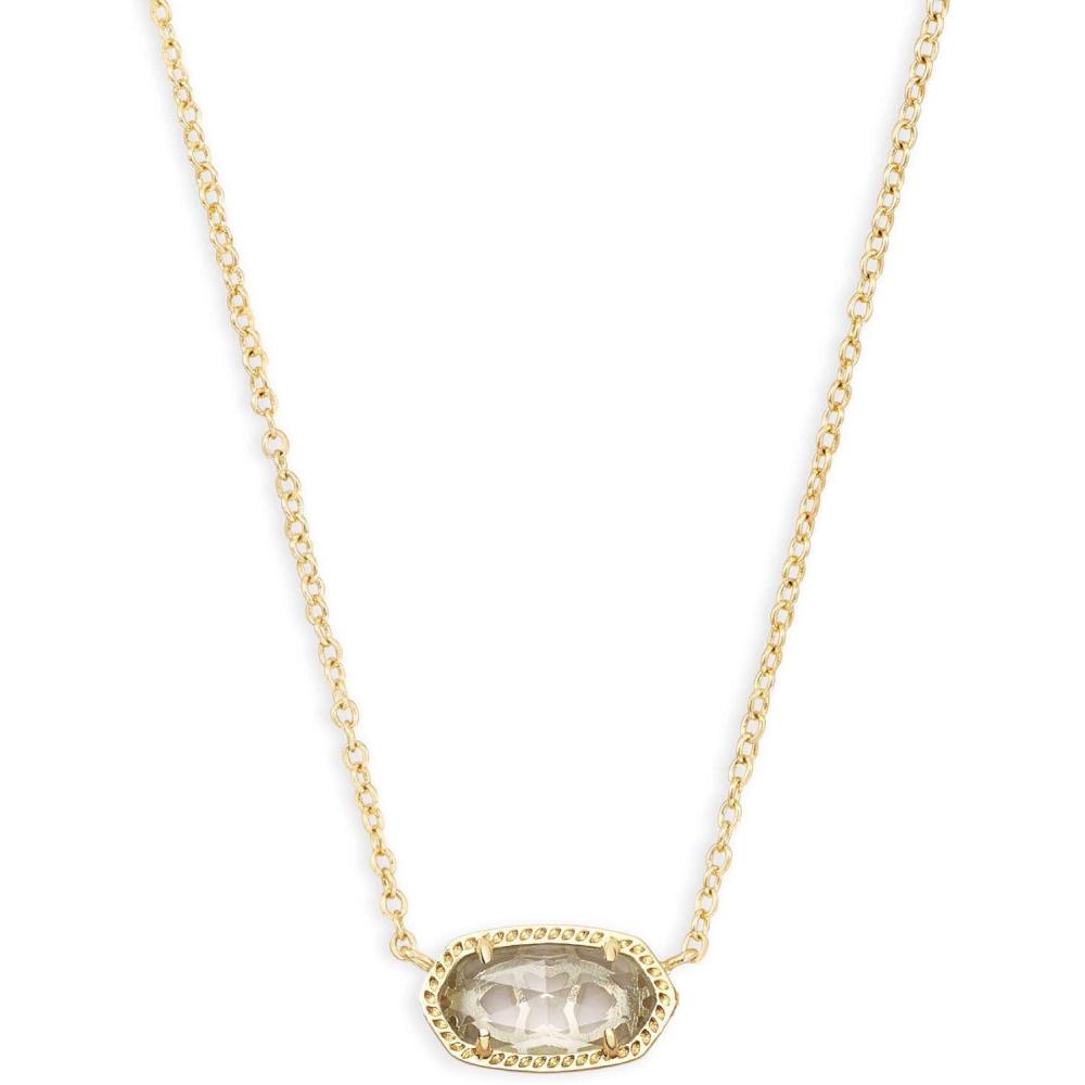 image:imageKendra Scott Elisa Pendant Necklace for Women Fashion Jewelry 14k GoldPlatedGOLD CRYSTAL CLEAR GLASS