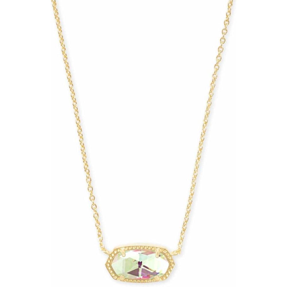 image:imageKendra Scott Elisa Pendant Necklace for Women Fashion Jewelry 14k GoldPlatedGOLD DICHROIC GLASS