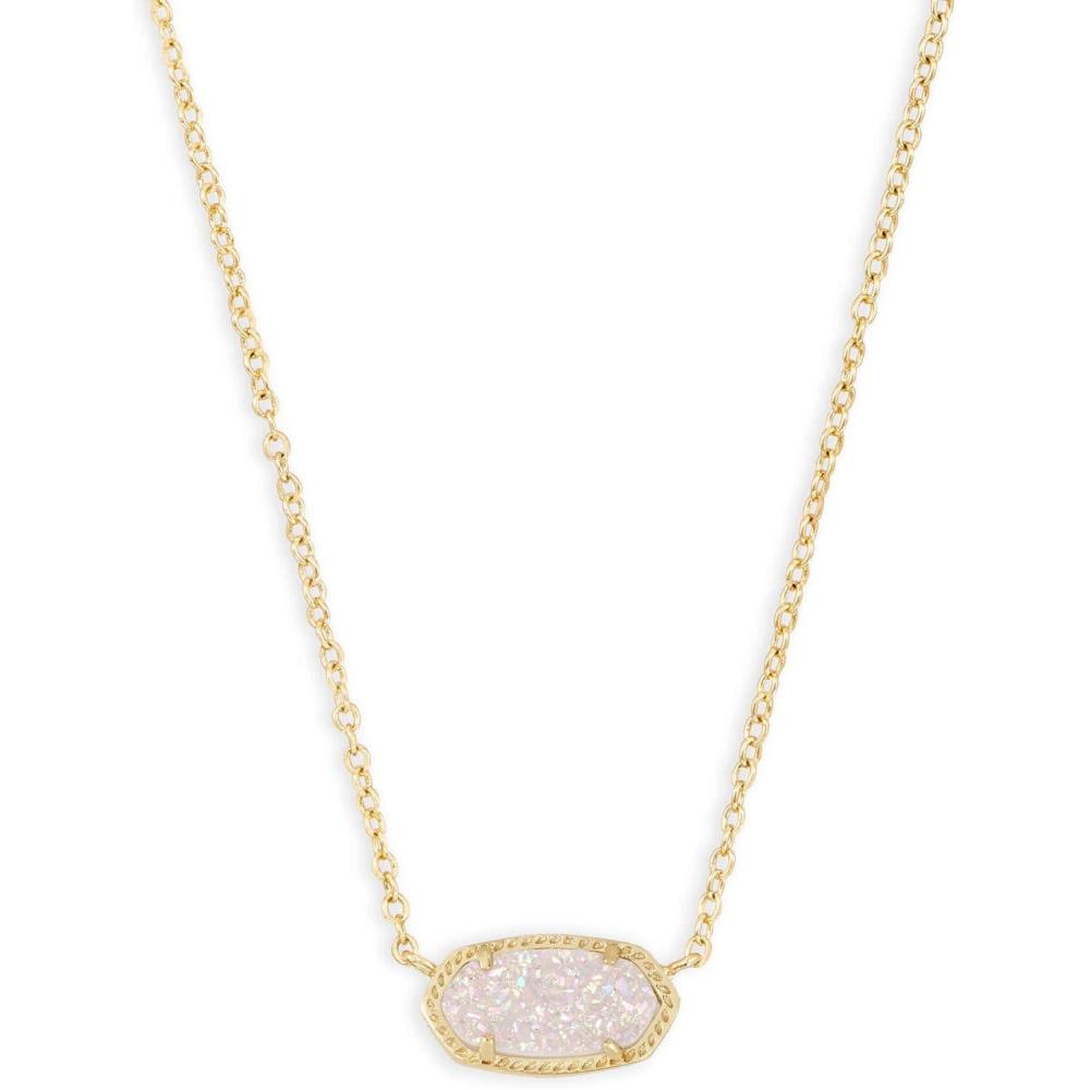 image:imageKendra Scott Elisa Pendant Necklace for Women Fashion Jewelry 14k GoldPlatedGOLD IRIDESCENT DRUSY