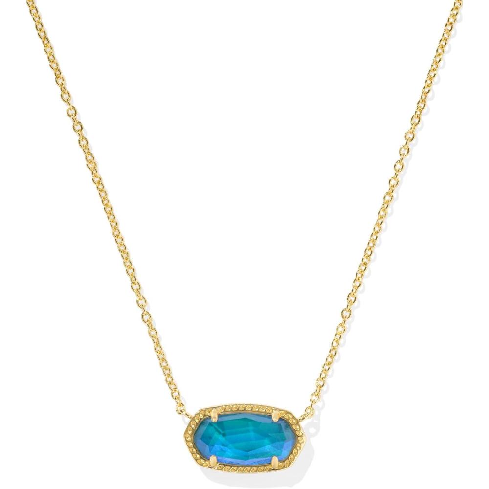 image:imageKendra Scott Elisa Pendant Necklace for Women Fashion Jewelry 14k GoldPlatedGOLD MOOD STONE
