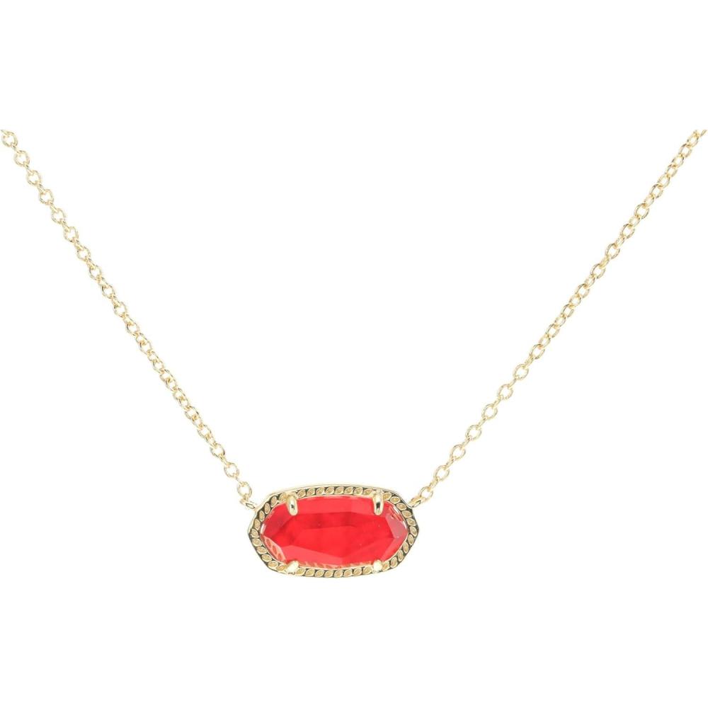 image:imageKendra Scott Elisa Pendant Necklace for Women Fashion Jewelry 14k GoldPlatedGOLD RED ILLUSION