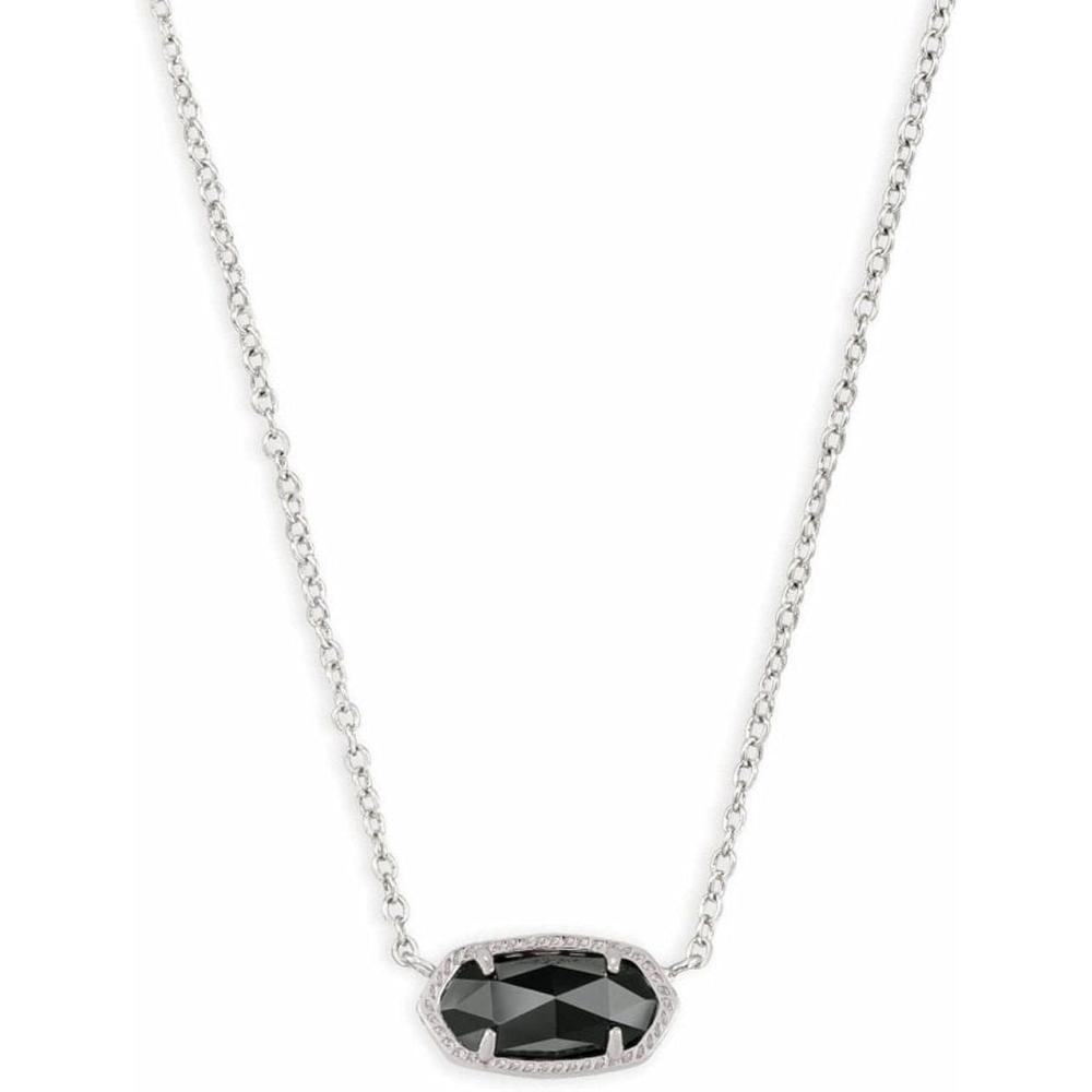 image:imageKendra Scott Elisa Pendant Necklace for Women Fashion Jewelry 14k GoldPlatedRHODIUM  BLACK