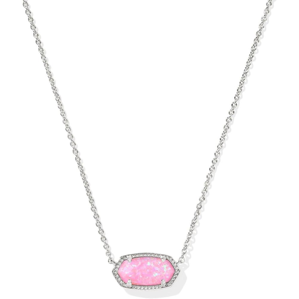 image:imageKendra Scott Elisa Pendant Necklace for Women Fashion Jewelry 14k GoldPlatedRHODIUM CARNATION KYOCERA OPAL