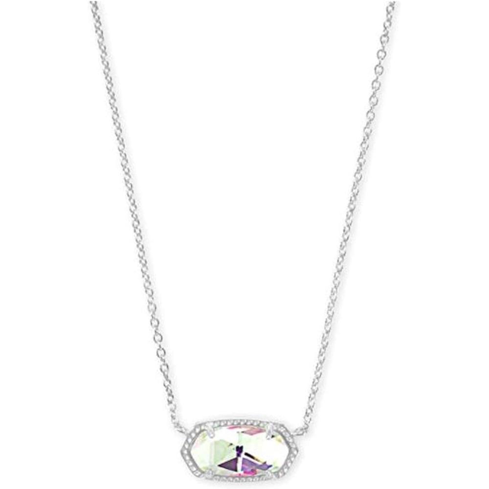 image:imageKendra Scott Elisa Pendant Necklace for Women Fashion Jewelry 14k GoldPlatedRHODIUM DICHROIC GLASS