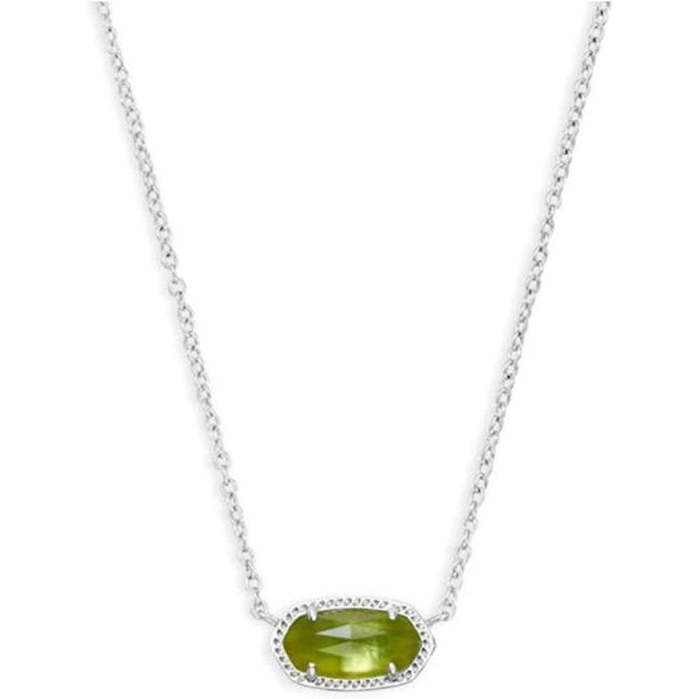 image:imageKendra Scott Elisa Pendant Necklace for Women Fashion Jewelry 14k GoldPlatedRHODIUM PERIDOT ILLUSION