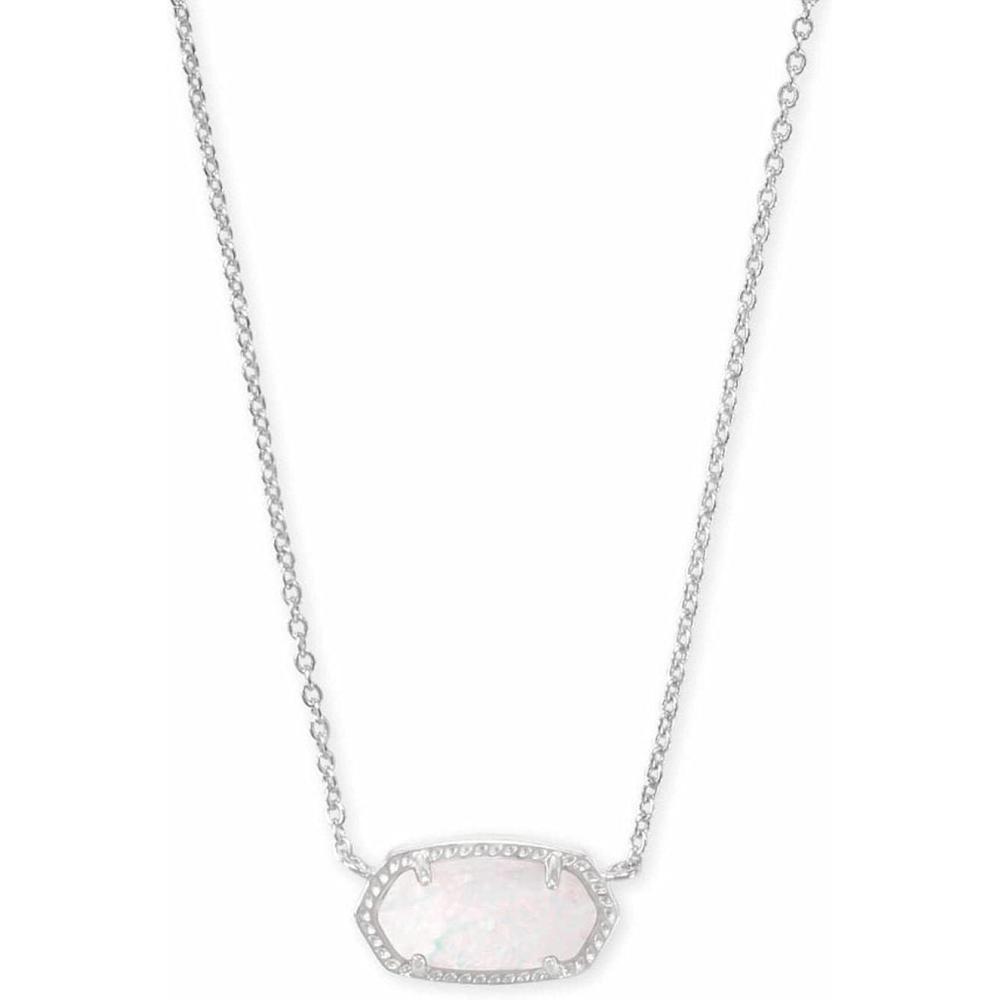 image:imageKendra Scott Elisa Pendant Necklace for Women Fashion Jewelry 14k GoldPlatedRHODIUM WHITE OPAL