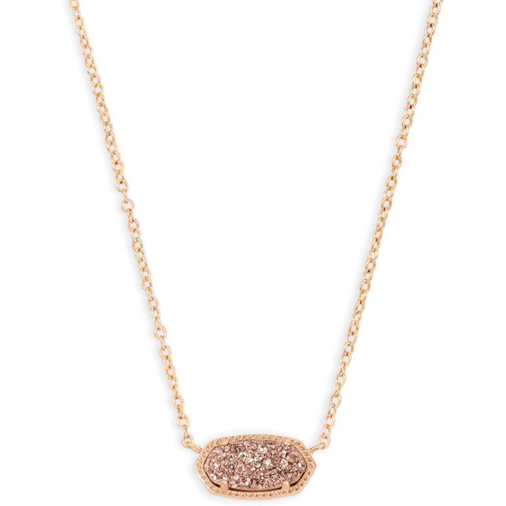 image:imageKendra Scott Elisa Pendant Necklace for Women Fashion Jewelry 14k GoldPlatedROSE GOLD ROSE GOLD DRUSY
