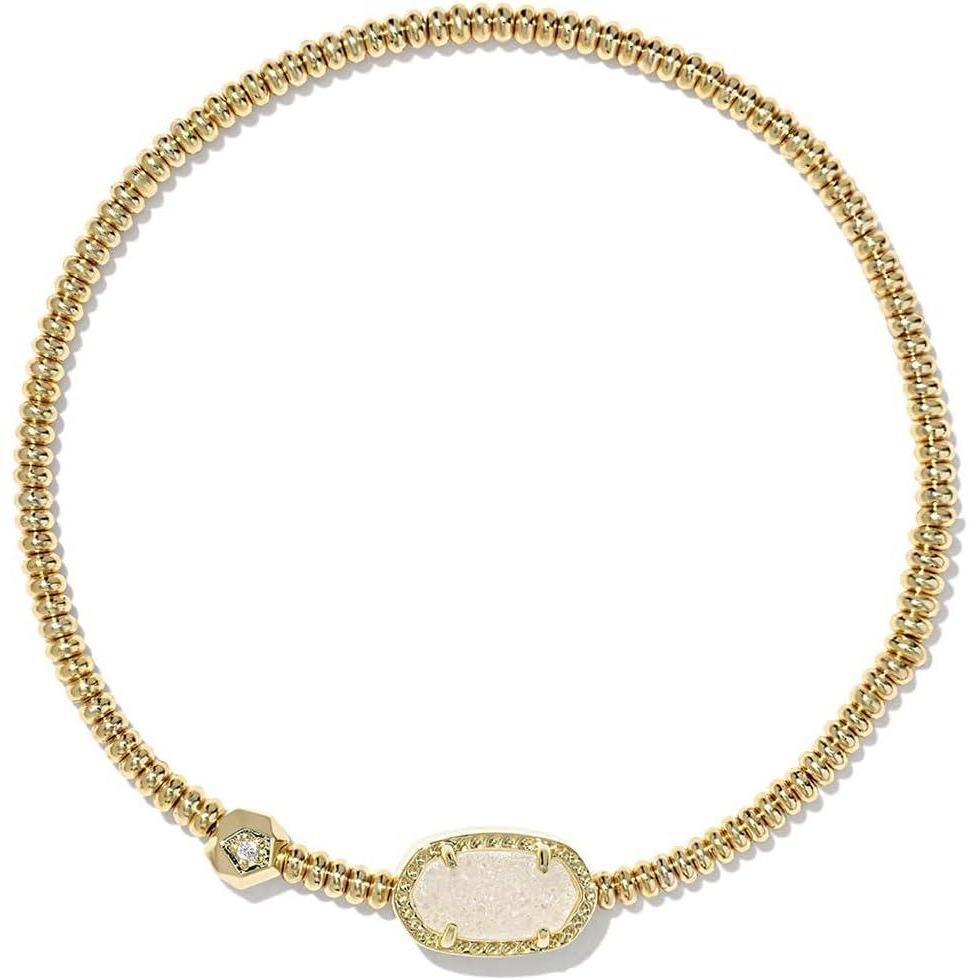 image:imageKendra Scott Grayson Crystal Stretch Bracelet Fashion Jewelry for WomenGOLD IRIDESCENT DRUSY