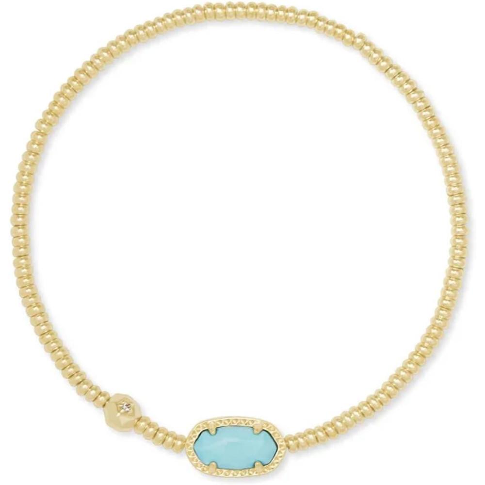 image:imageKendra Scott Grayson Crystal Stretch Bracelet Fashion Jewelry for WomenGOLD LT BLUE MAGNESITE