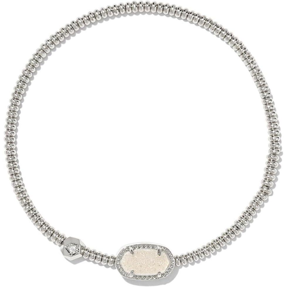 image:imageKendra Scott Grayson Crystal Stretch Bracelet Fashion Jewelry for WomenRHODIUM IRIDESCENT DRUSY