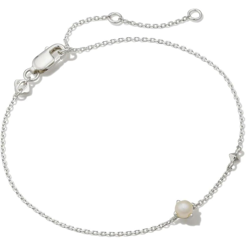 image:imageKendra Scott Maisie Delicate Chain BraceletWHITE PEARL