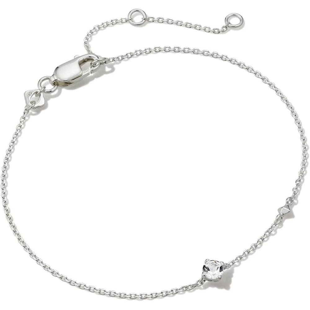 image:imageKendra Scott Maisie Delicate Chain BraceletWHITE TOPAZ