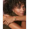 Kendra Scott Bella Hoop Earrings, Fashion Jewelry for Women(GOLD – DARK GREEN CRYSTAL)
