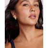 Kendra Scott Bella Hoop Earrings, Fashion Jewelry for Women(GOLD – WHITE CZ)