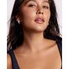 Kendra Scott Bella Hoop Earrings, Fashion Jewelry for Women(RHODIUM – WHITE CZ)