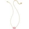 Kendra Scott Elisa Pendant Necklace for Women, Fashion Jewelry, 14k Gold-Plated(GOLD – BLUSH IVORY MOP)