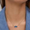 Kendra Scott Elisa Pendant Necklace for Women, Fashion Jewelry, 14k Gold-Plated(GOLD – NAVY ABALONE)