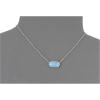 Kendra Scott Elisa Pendant Necklace for Women, Fashion Jewelry, 14k Gold-Plated(RHODIUM – TURQUOISE)