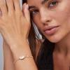 Kendra Scott Grayson Crystal Stretch Bracelet, Fashion Jewelry for Women(GOLD – IRIDESCENT DRUSY)