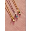 Kendra Scott Mini Elisa Toggle Short Pendant Necklace, Fashion Jewelry for Women(RHODIUM – VARIEGATED INDIGO MAGNESITE)