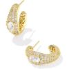 GOLD - WHITE CZ