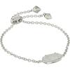 Kendra Scott Elaina Adjustable Chain Bracelet for Women, Fashion Jewelry, Gold-Plated(Rhodium/Iridescent Drusy)