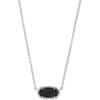 RHODIUM - BLACK DRUSY