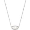 RHODIUM - white MOTHER OF PEARL