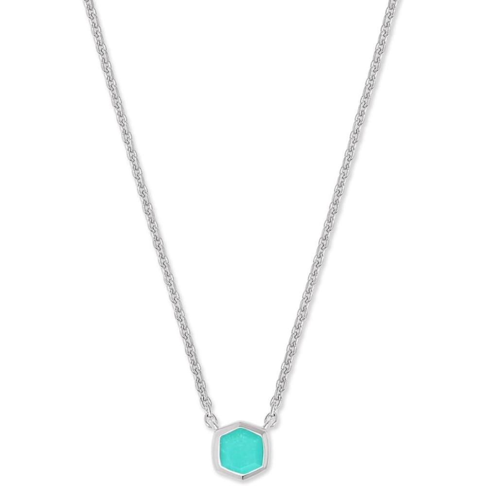 image:imageKendra Scott Davie Pendant NecklaceSTERLING SILVER  CHRYSOPRASE