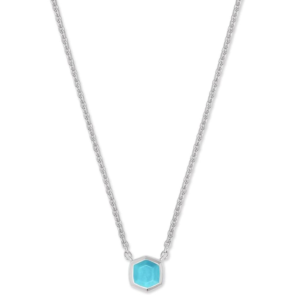 image:imageKendra Scott Davie Pendant NecklaceSTERLING SILVER TURQUOISE