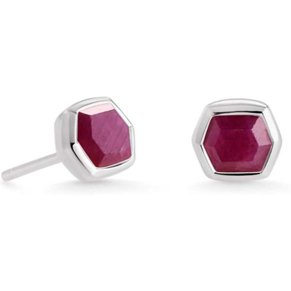 image:imageKendra Scott Davie Stud Earrings Fine Jewelry for WomenSTERLING SILVER RUBY