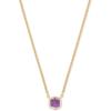 Kendra Scott Davie Pendant Necklace(18K GOLD VERMEIL – AMETHYST)