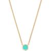 Kendra Scott Davie Pendant Necklace(18K GOLD VERMEIL – CHRYSOPRASE)