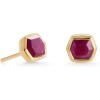 18K GOLD VERMEIL - RUBY